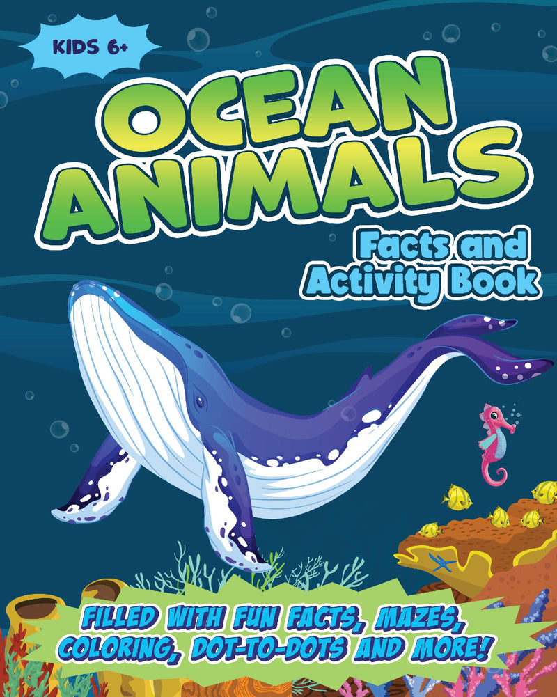 Ocean Animals Activity Book for Kids