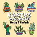 Kaktus Mutig & Einfach Malbuch