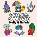 Gnomes Mutig & Einfach Malbuch