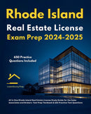 Rhode Island Real Estate License Exam Prep 2024-2025 All in One Rhode Island Real Estate License Study Guide for the Sales Associates & Brokers. Test Prep Textbook & 650 Practice Test Questions 