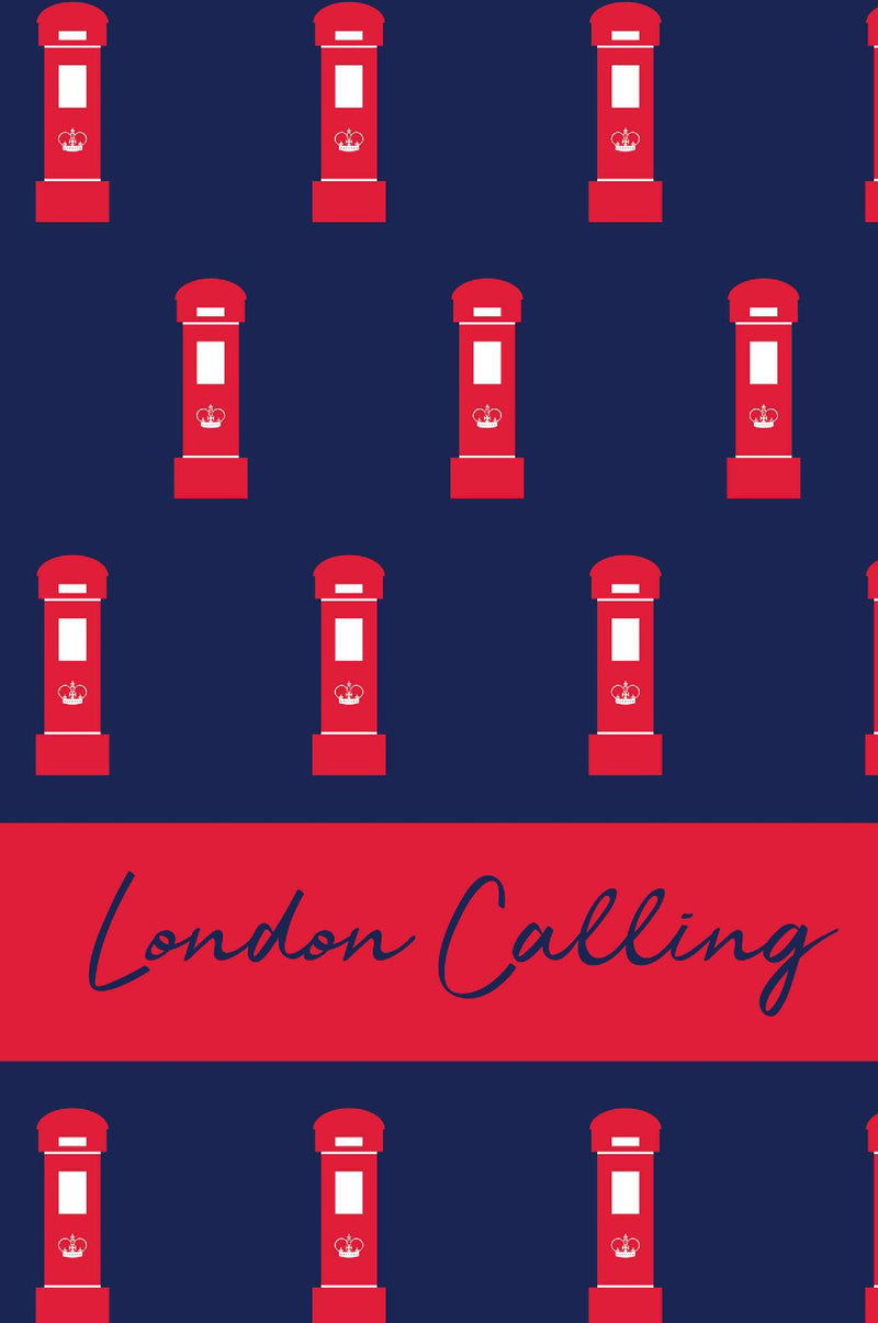 London Calling Notebook (6x9 Lined Spiral Bound)