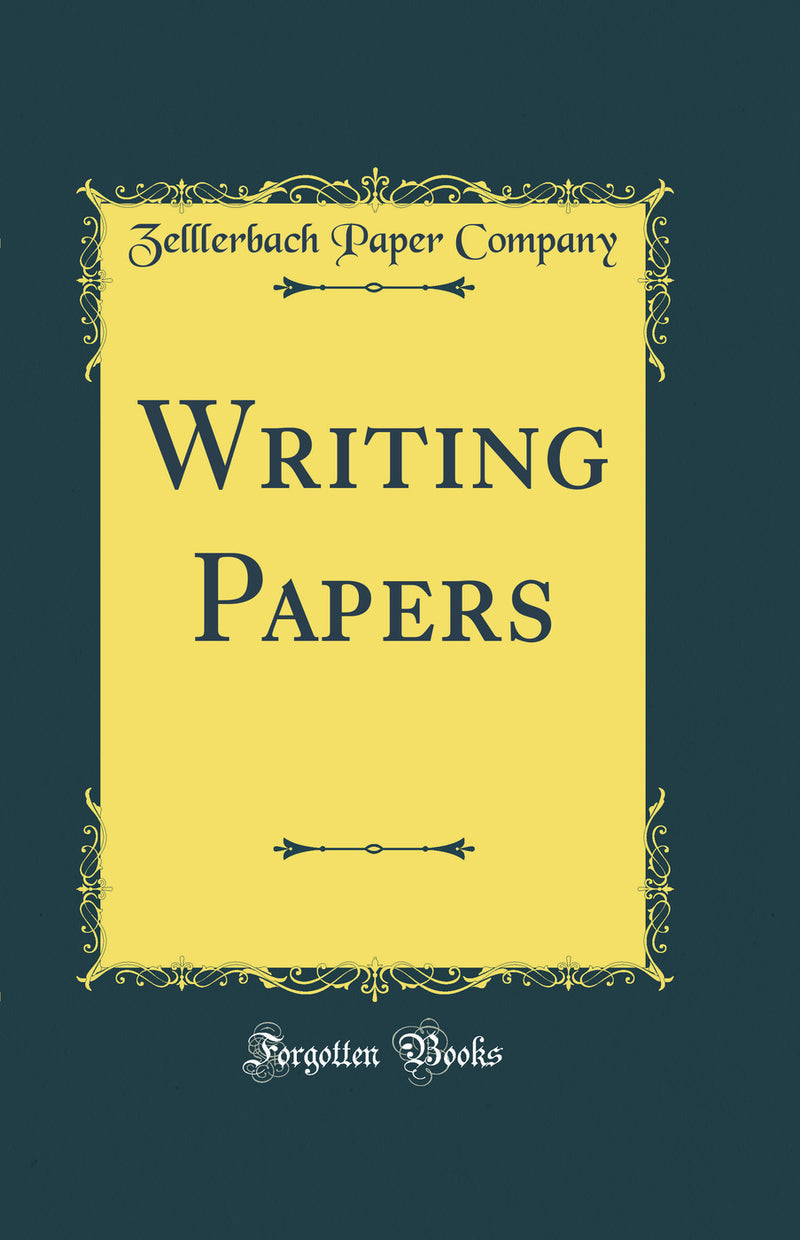 Writing Papers (Classic Reprint)