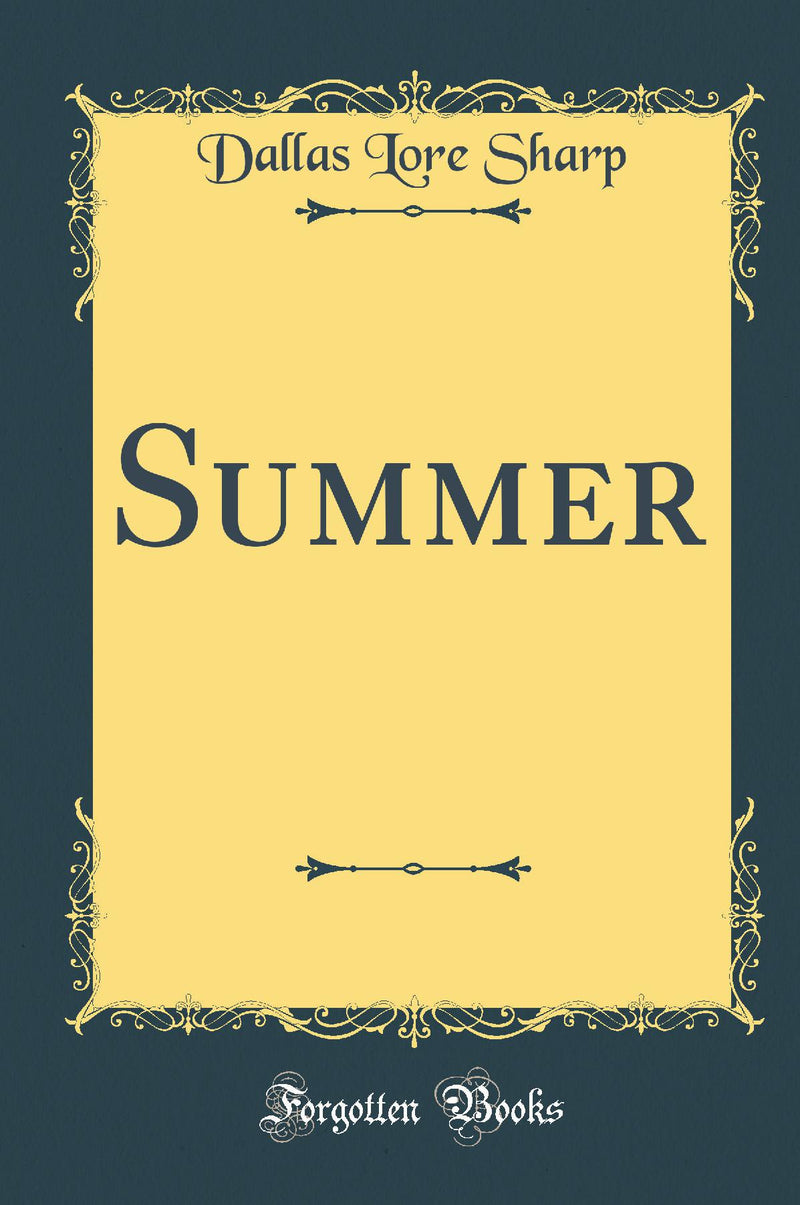 Summer (Classic Reprint)