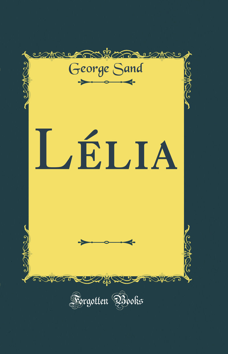 Lélia (Classic Reprint)