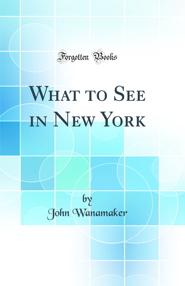 What to See in New York (Classic Reprint)