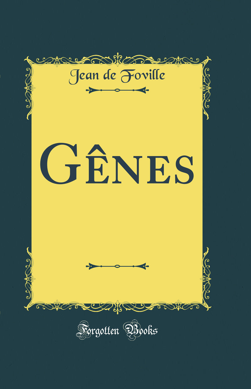 Gênes (Classic Reprint)