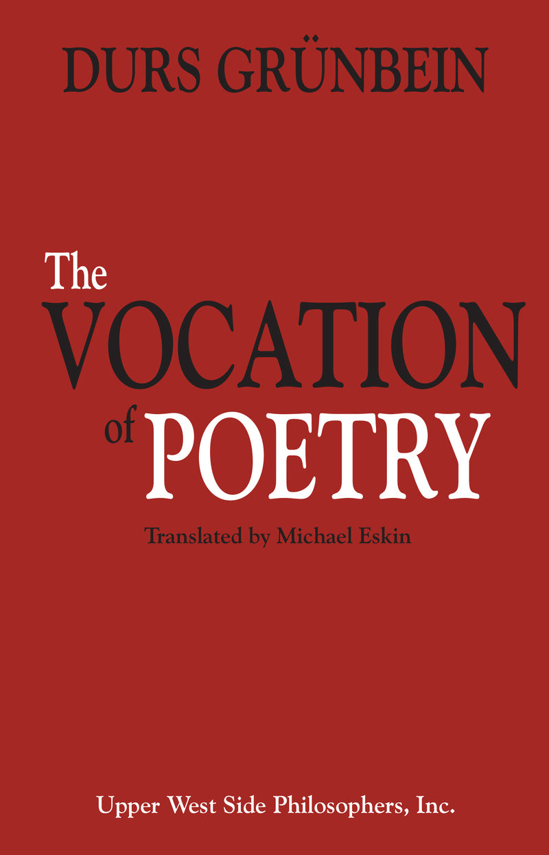 The Vocation of Poetry
