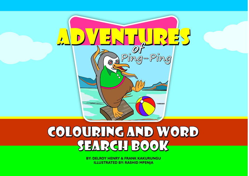 Adventures of Ping Ping (Colouring Book and Word Search)