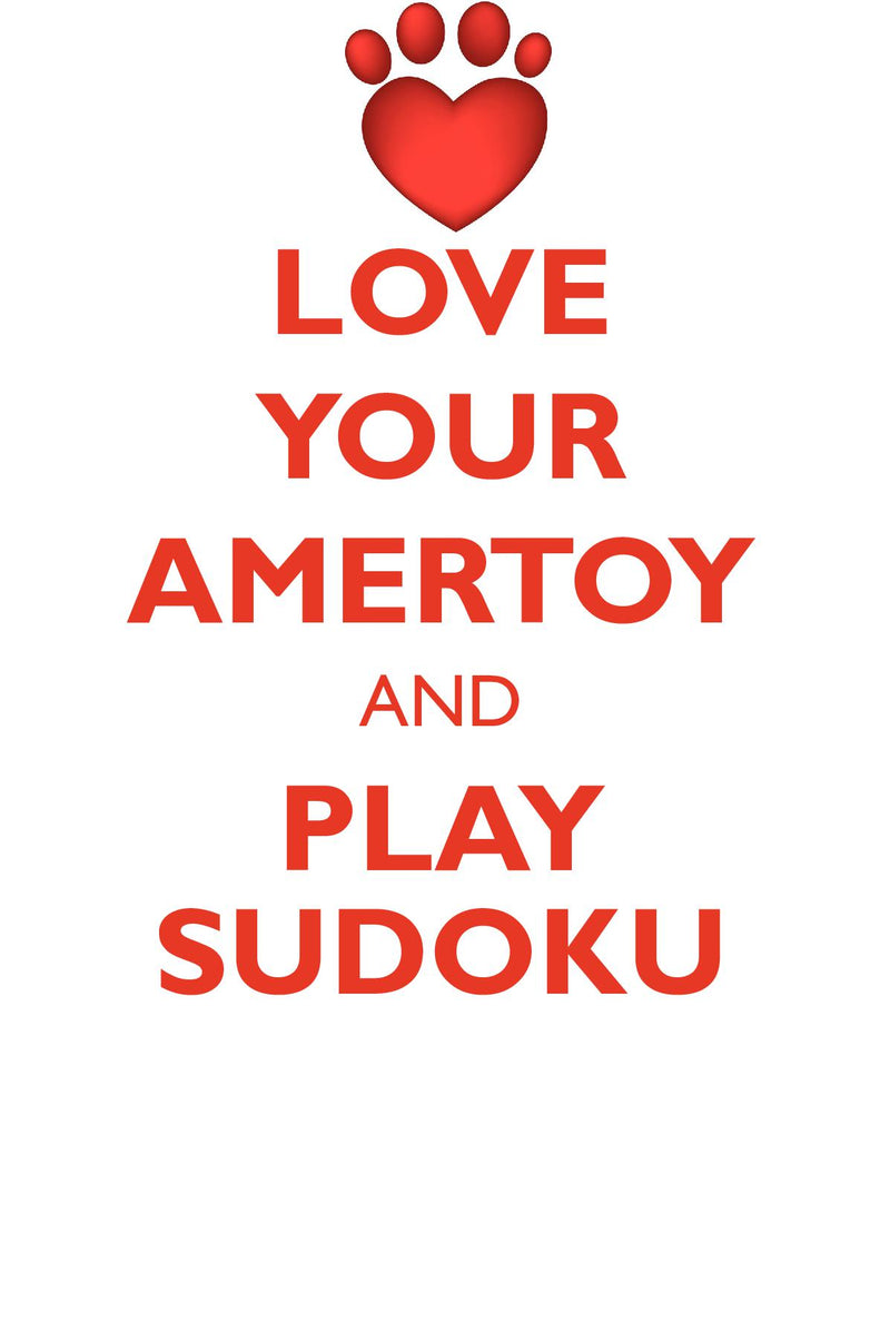 LOVE YOUR AMERTOY AND PLAY SUDOKU AMERICAN TOY (FOX) TERRIER SUDOKU LEVEL 1 of 15