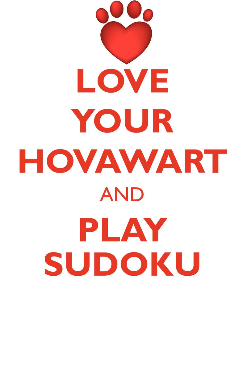 LOVE YOUR HOVAWART AND PLAY SUDOKU HOVAWART SUDOKU LEVEL 1 of 15