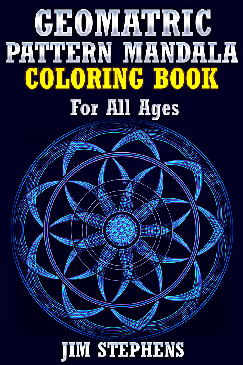 Geometric Pattern Mandala Coloring Book