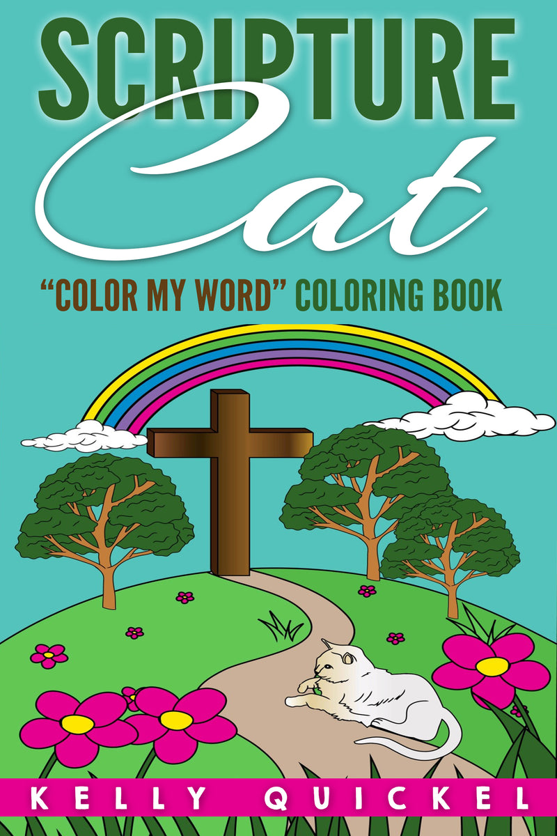 Scripture Cat: "Color My Word" Coloring Book