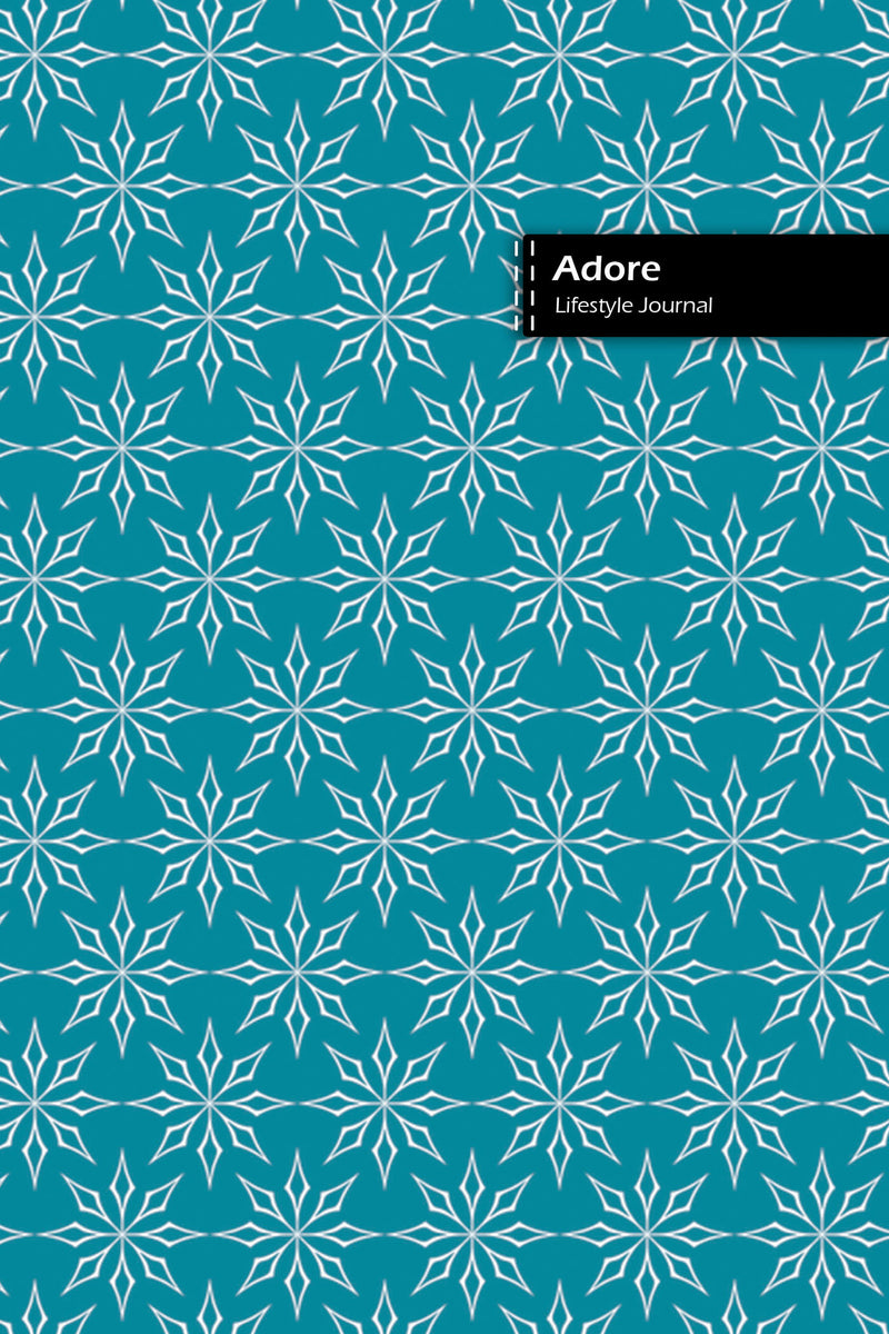Adore Lifestyle Journal, 180 Write-in Pages (90 shts), Wide-ruled Dotted Lines, Spiral Bound, Lay-flat Design, (Royal)