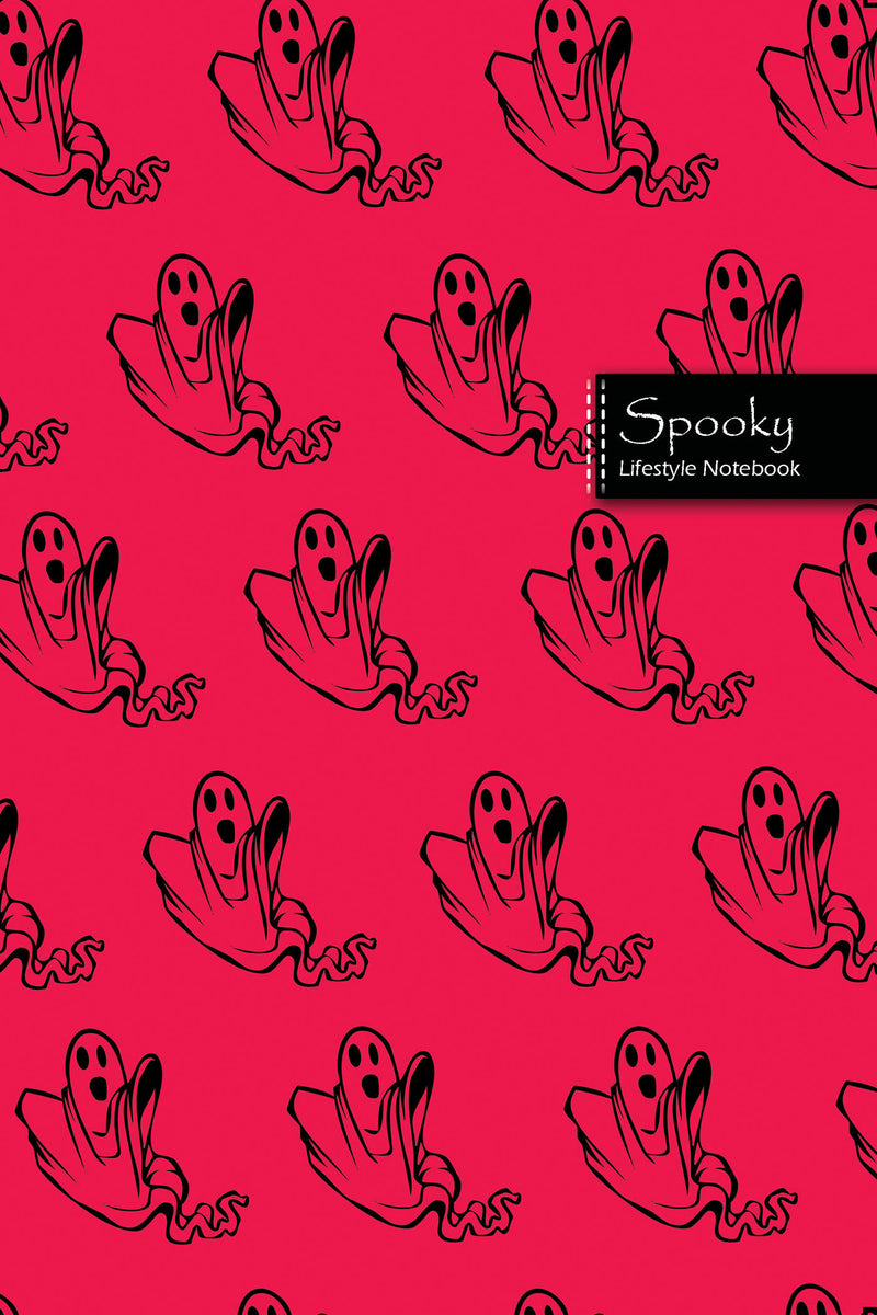 Spooky Lifestyle Notebook, Wide Ruled, 180 Pages (90 Shts), Dotted Lines, Write-in Journal, US Trade (6 x 9 In) (Book 4)