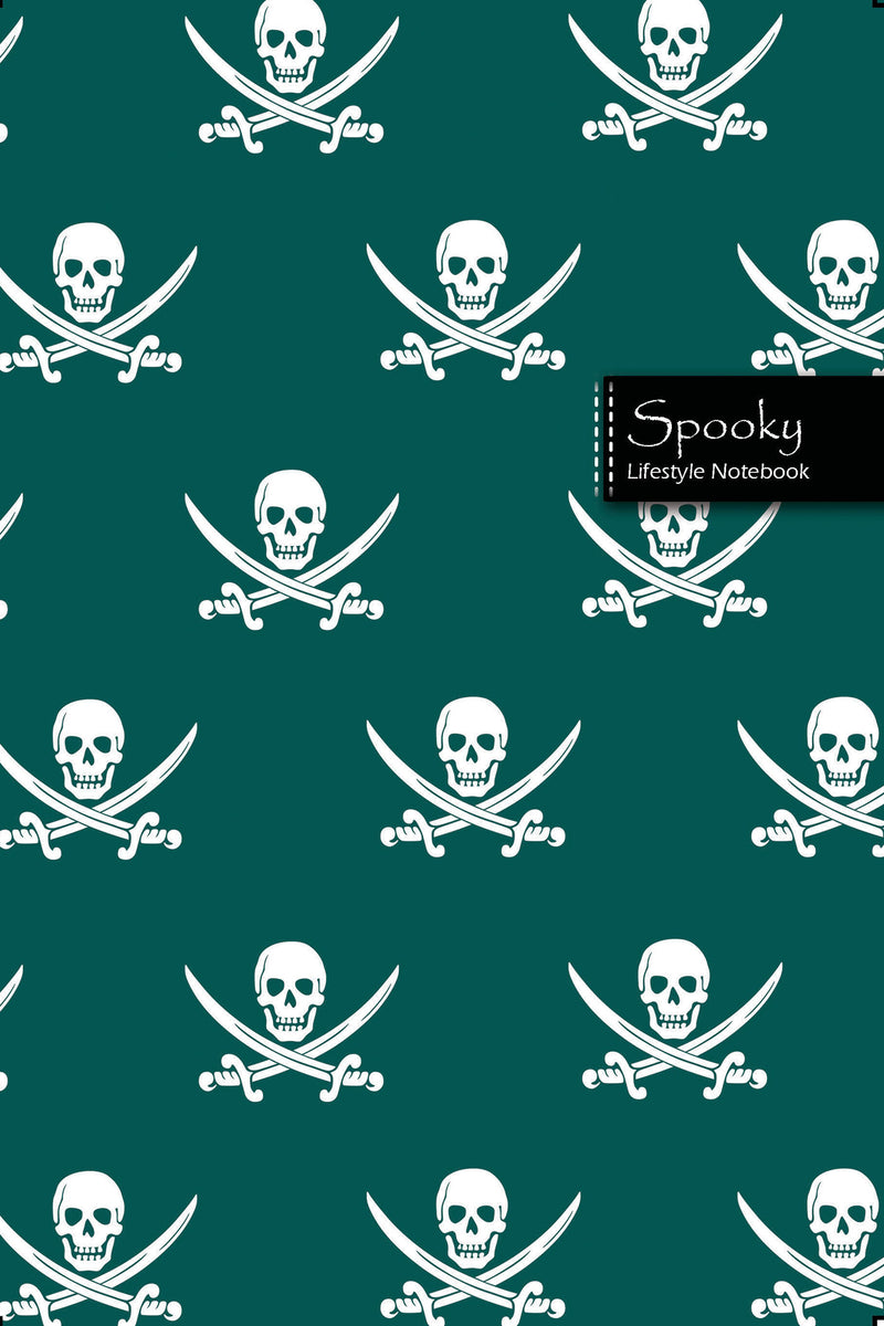 Spooky Lifestyle Notebook, Wide Ruled, 180 Pages (90 Shts), Dotted Lines, Write-in Journal, US Trade (6 x 9 In) (Book 3)