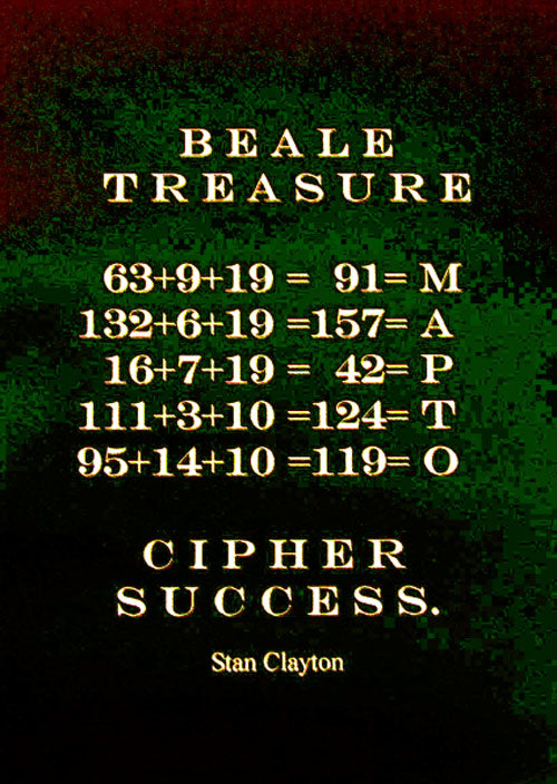 Beale Treasure Cipher Success