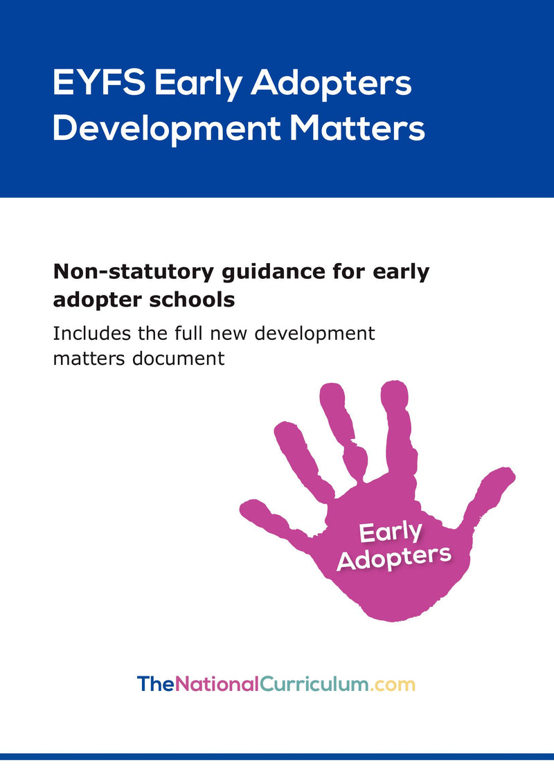 EYFS Early Adopters Development Matters