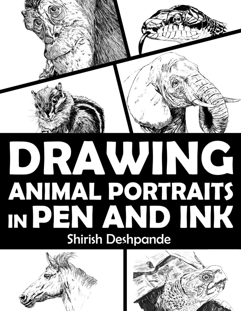 Drawing Animal Portraits in Pen and Ink