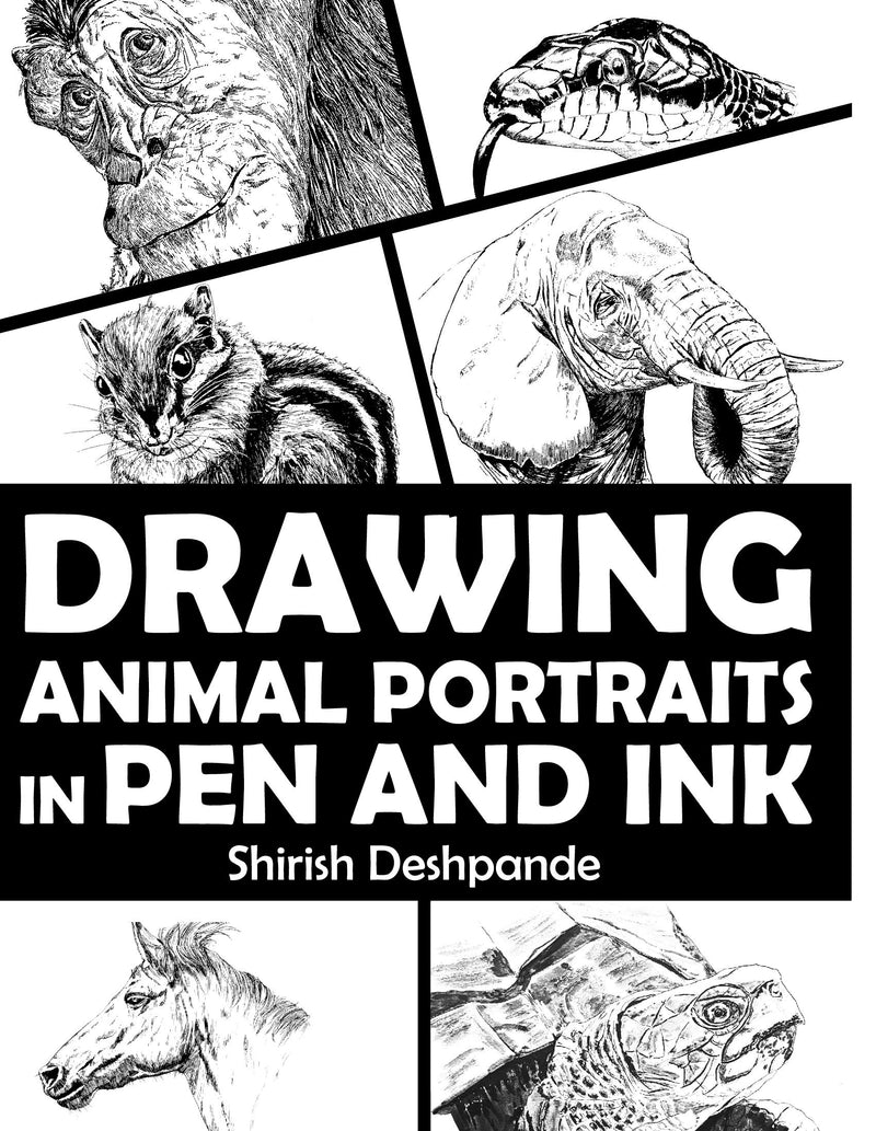 Drawing Animal Portraits in Pen and Ink