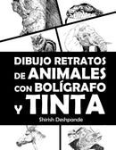 Dibujo retratos de animales con bolígrafo y tinta