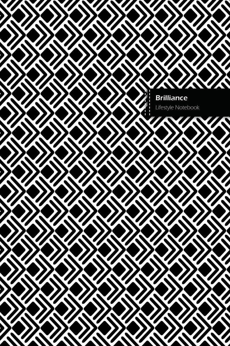 Brilliance Lifestyle Notebook, 180 Pages (90 shts), Spiral Bound, Lay-flat Design, Write-in Journal (Book 1)