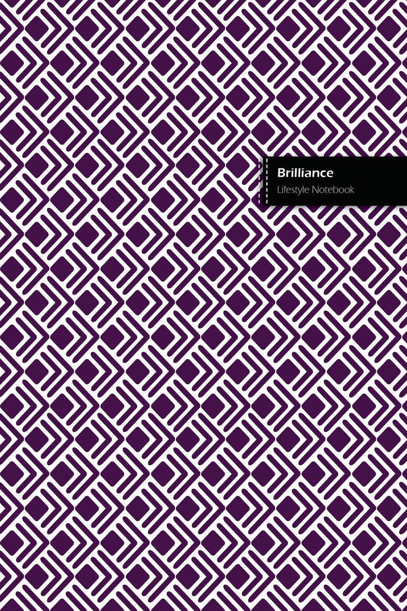 Brilliance Lifestyle Notebook, 180 Pages (90 shts), Spiral Bound, Lay-flat Design, Write-in Journal (Book 3)