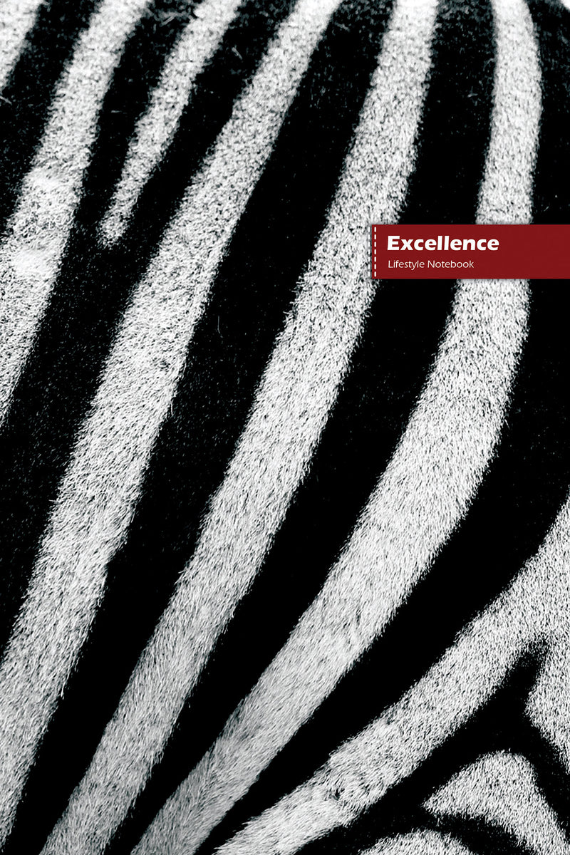 Excellence Lifestyle Notebook, Wide/Legal Ruled, Dotted Lines With 180 Write-in Pages (90 shts), Large 8 x 10 Inch